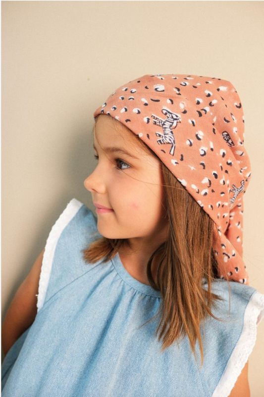 Foulard Bébé Enfant Zebra Beige