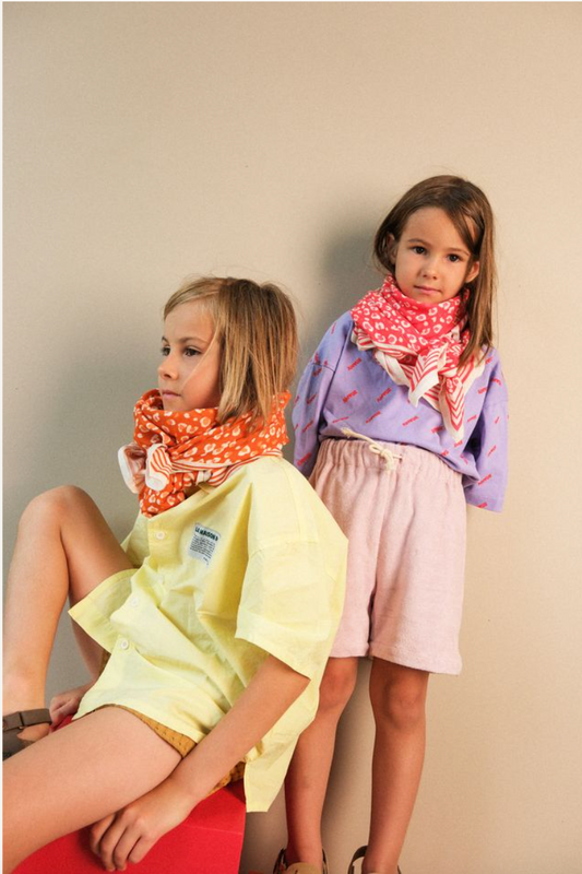 Foulard Bébé Enfant Graou Camel