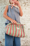 Trousse de toilette Stripe Brique