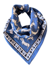 Foulard Bébé Enfant Teckel Blue