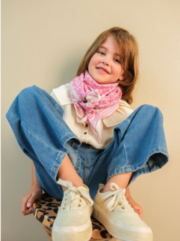 Duo Foulard Matchy Matchy 1 grand et 1 petit Graou Bonbon