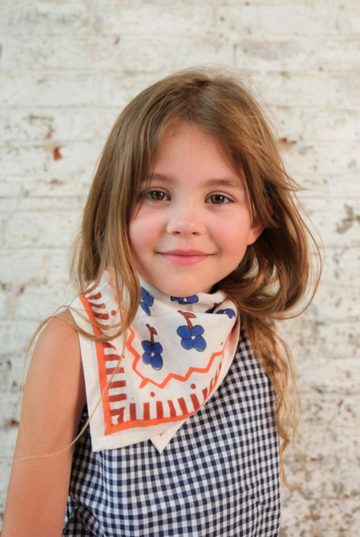 Duo Foulard Matchy Matchy 1 grand et 1 petit Sky Bloom