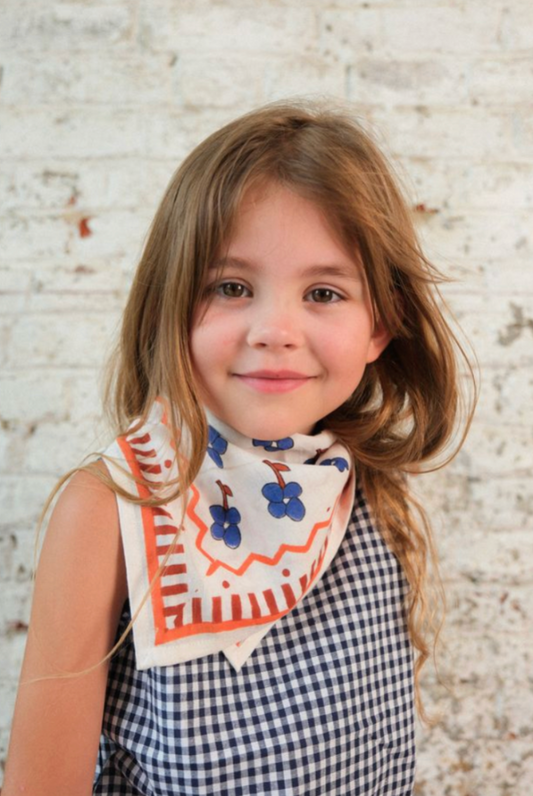 Duo Foulard Matchy Matchy 1 grand et 1 petit Sky Bloom