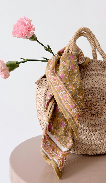 Duo Foulard Matchy Matchy 1 grand et 1 petit Love Bronze