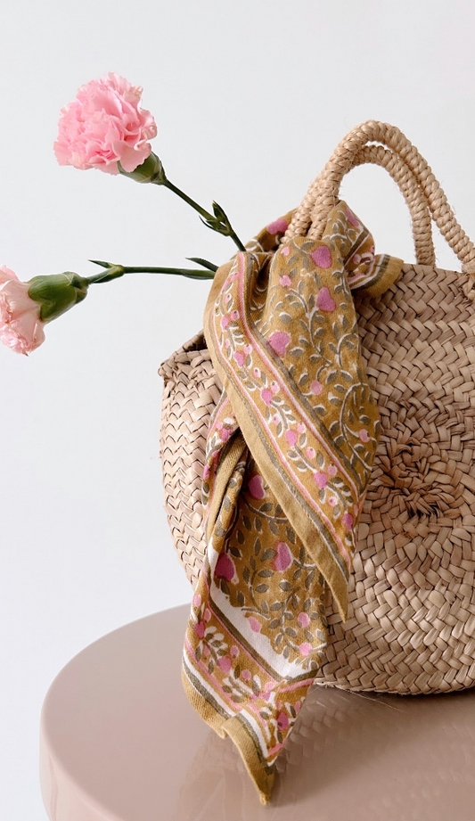 Duo Foulard Matchy Matchy 1 grand et 1 petit Love Bronze