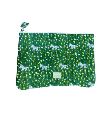 Housse ordinateur Zebra Gazon