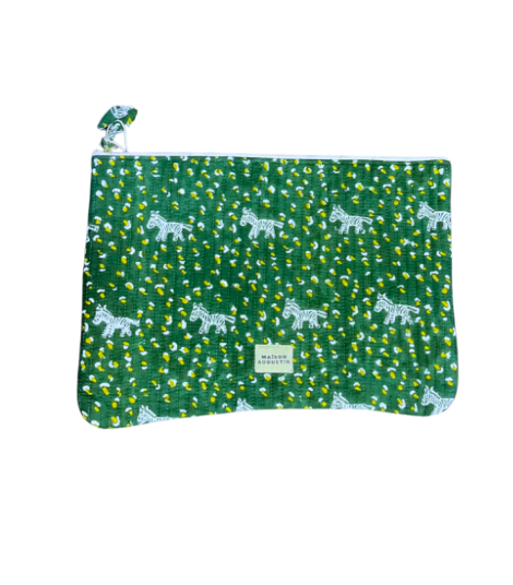 Housse ordinateur Zebra Gazon