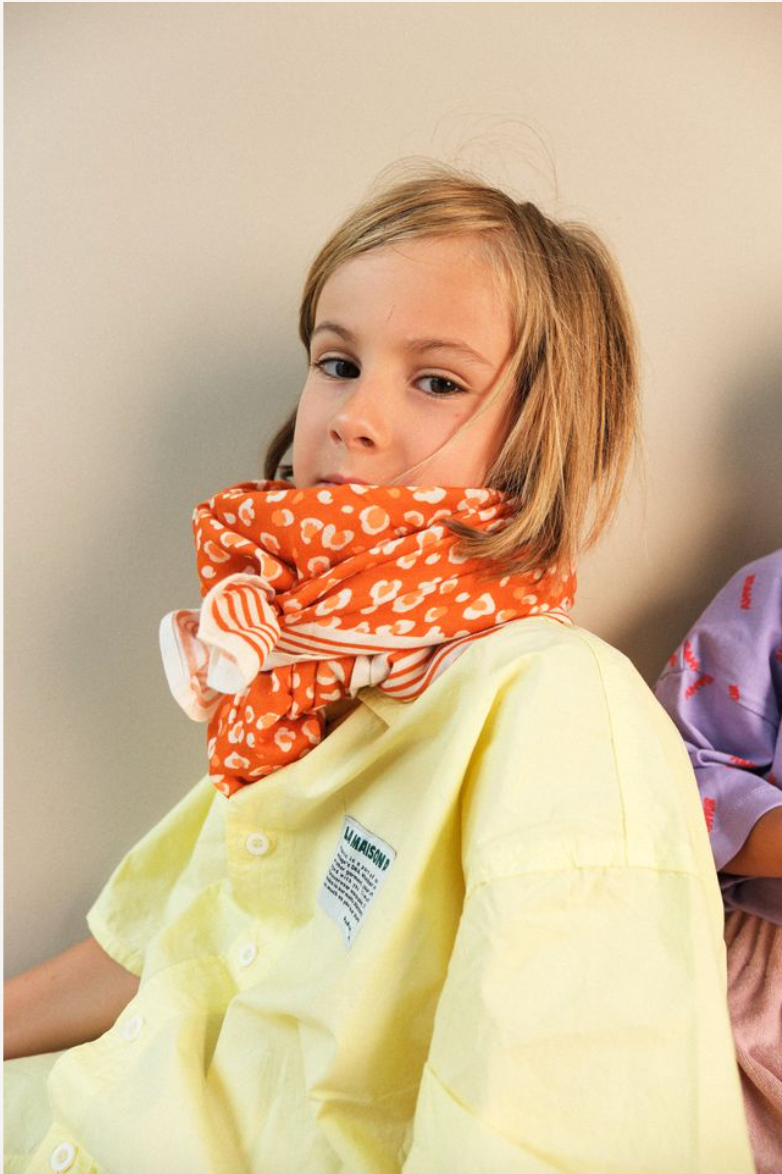 Foulard Bébé Enfant Graou Camel