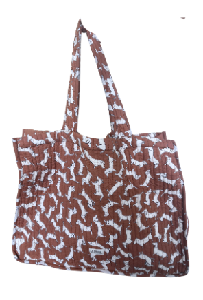 Cabas Teckel Brown