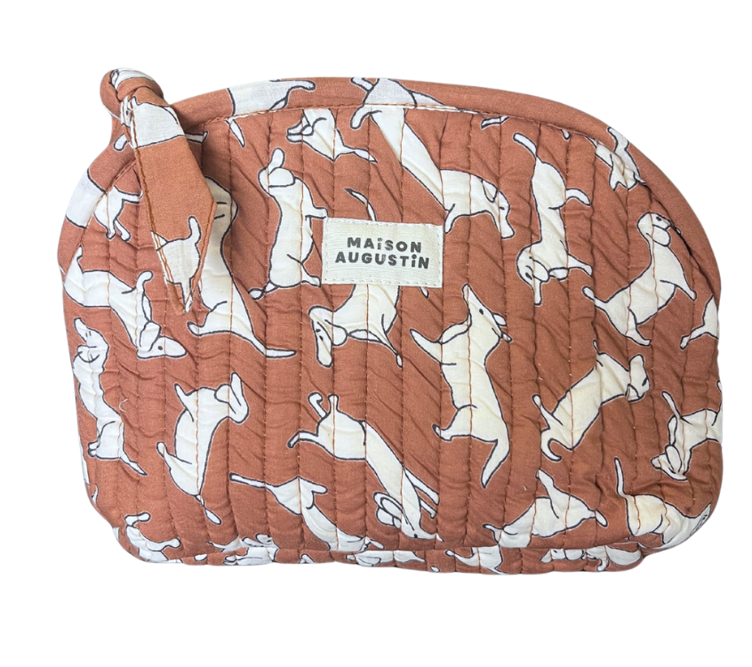 Trousse Make up Teckel Brown