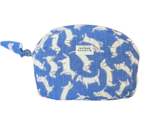 Trousse Make up Teckel Blue