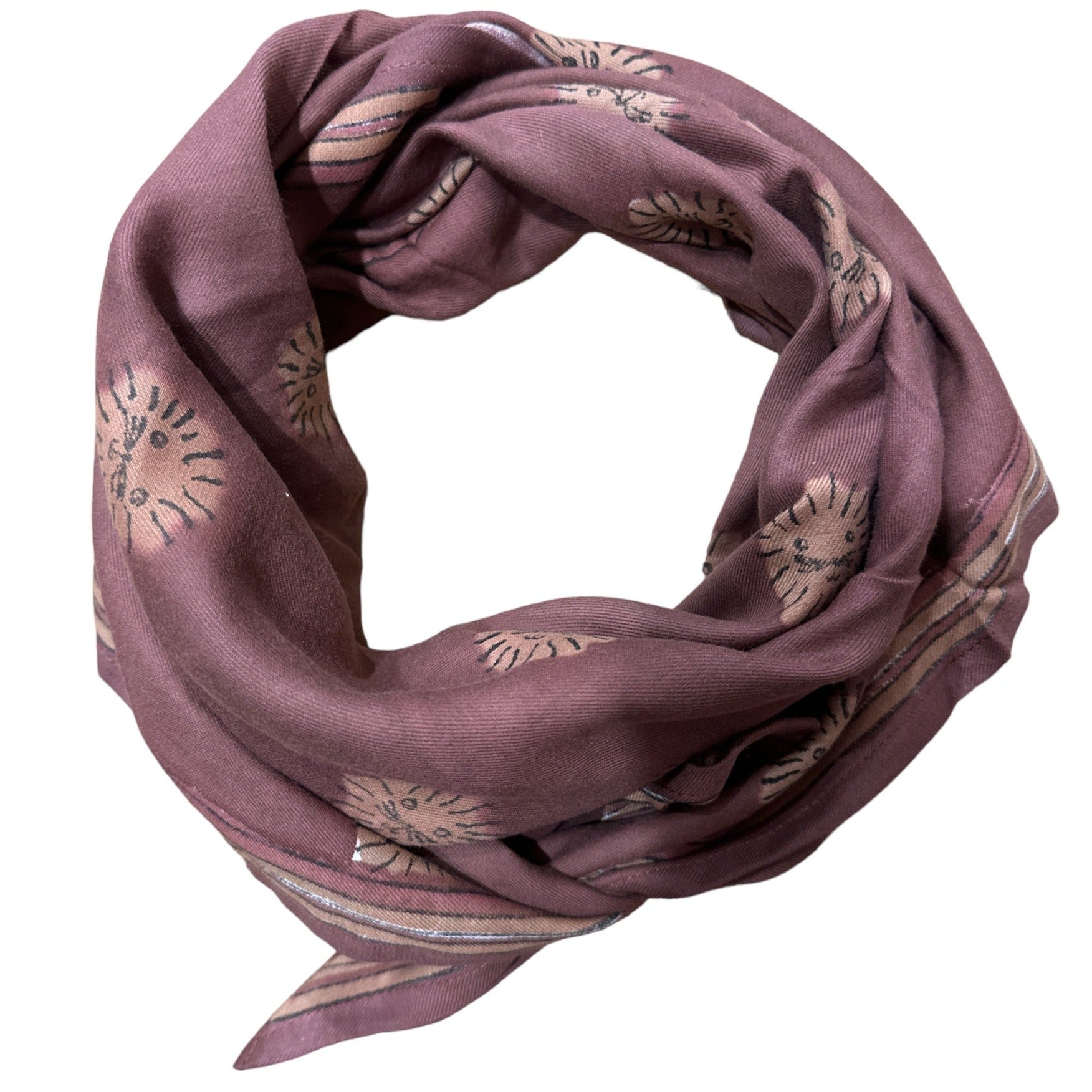 Foulards Bébé, Enfant et Adulte Venez découvrir nos foulards pour toute la famille, fabriqués en Inde grâce à la méthode du blockprint.