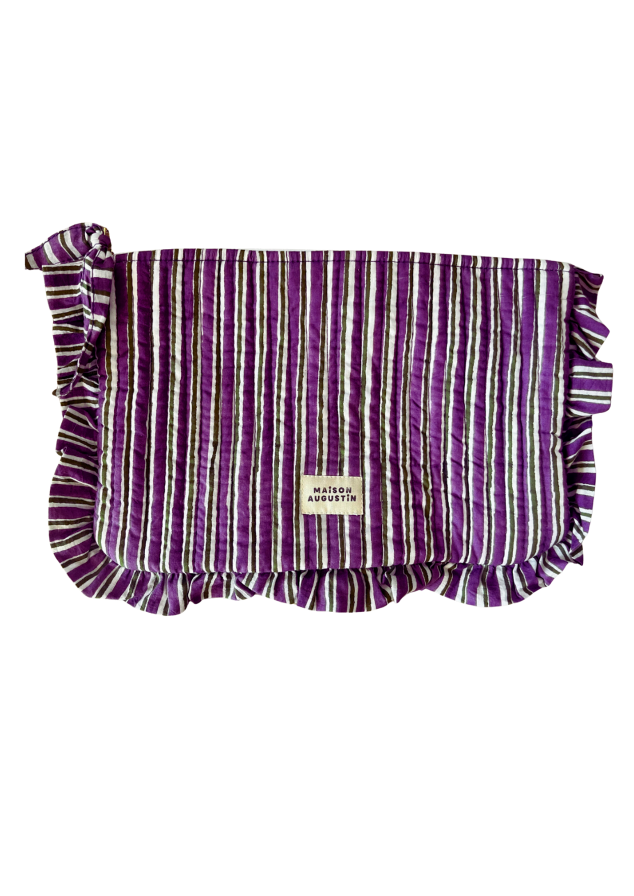 Grande Pochette Stripe Purple