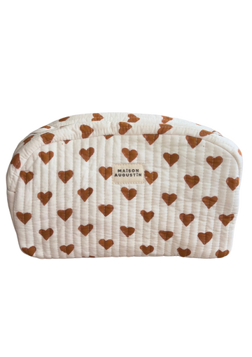 Trousse de toilette Love Cannelle