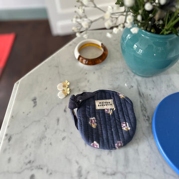 Porte Monnaie Flora Lavande