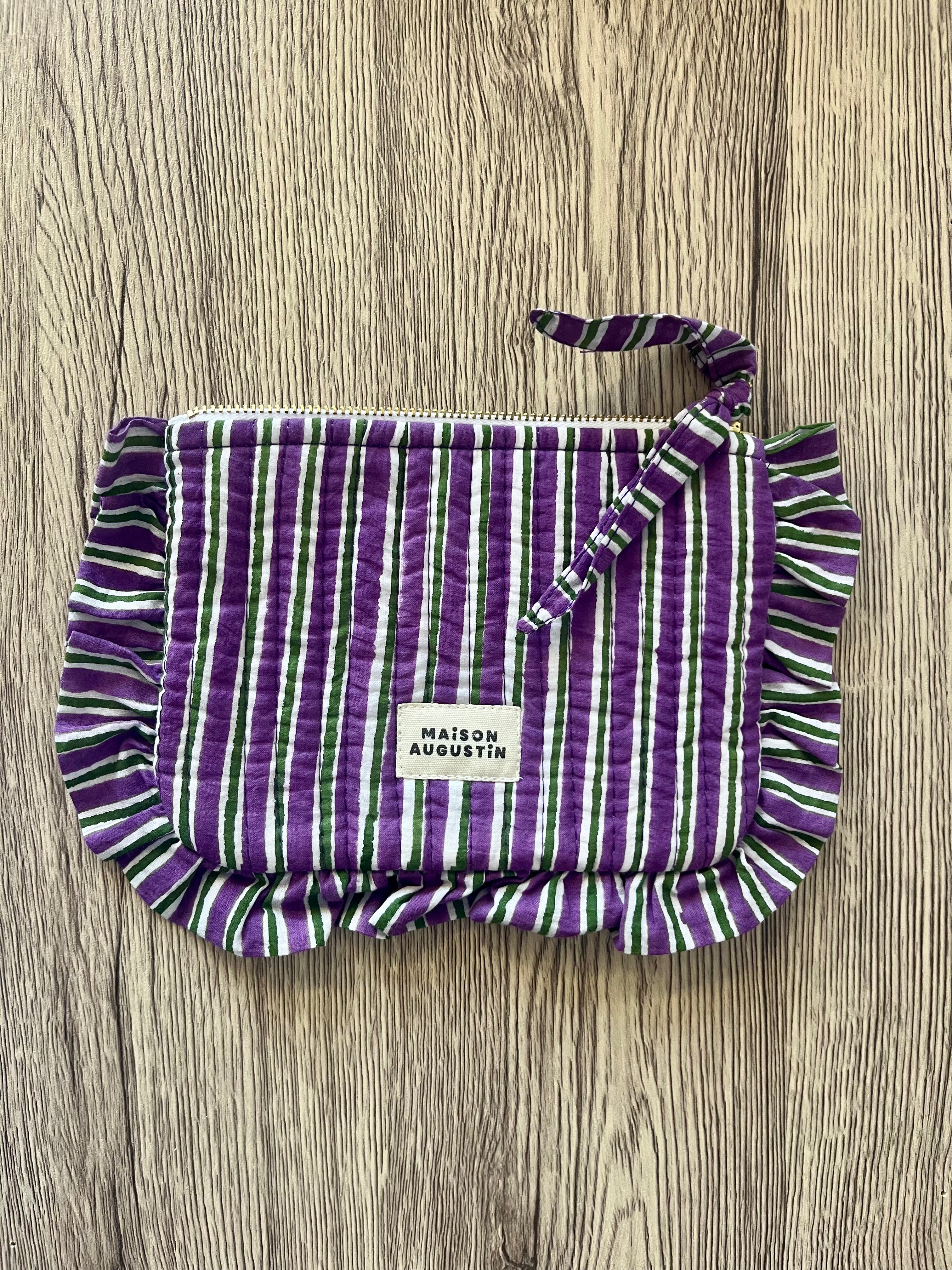 Petite Pochette Stripe Purple