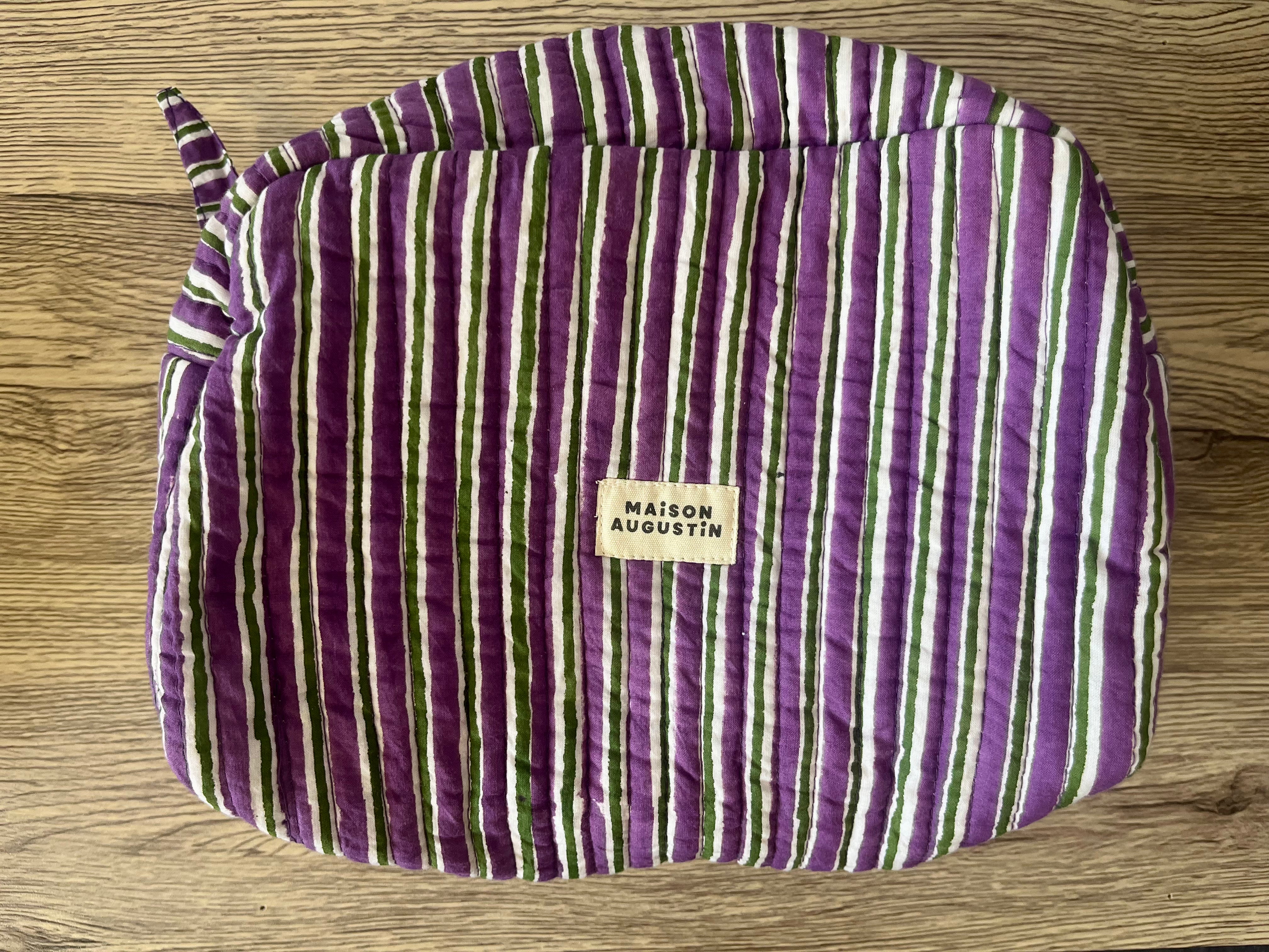 Trousse de toilette Stripe Purple