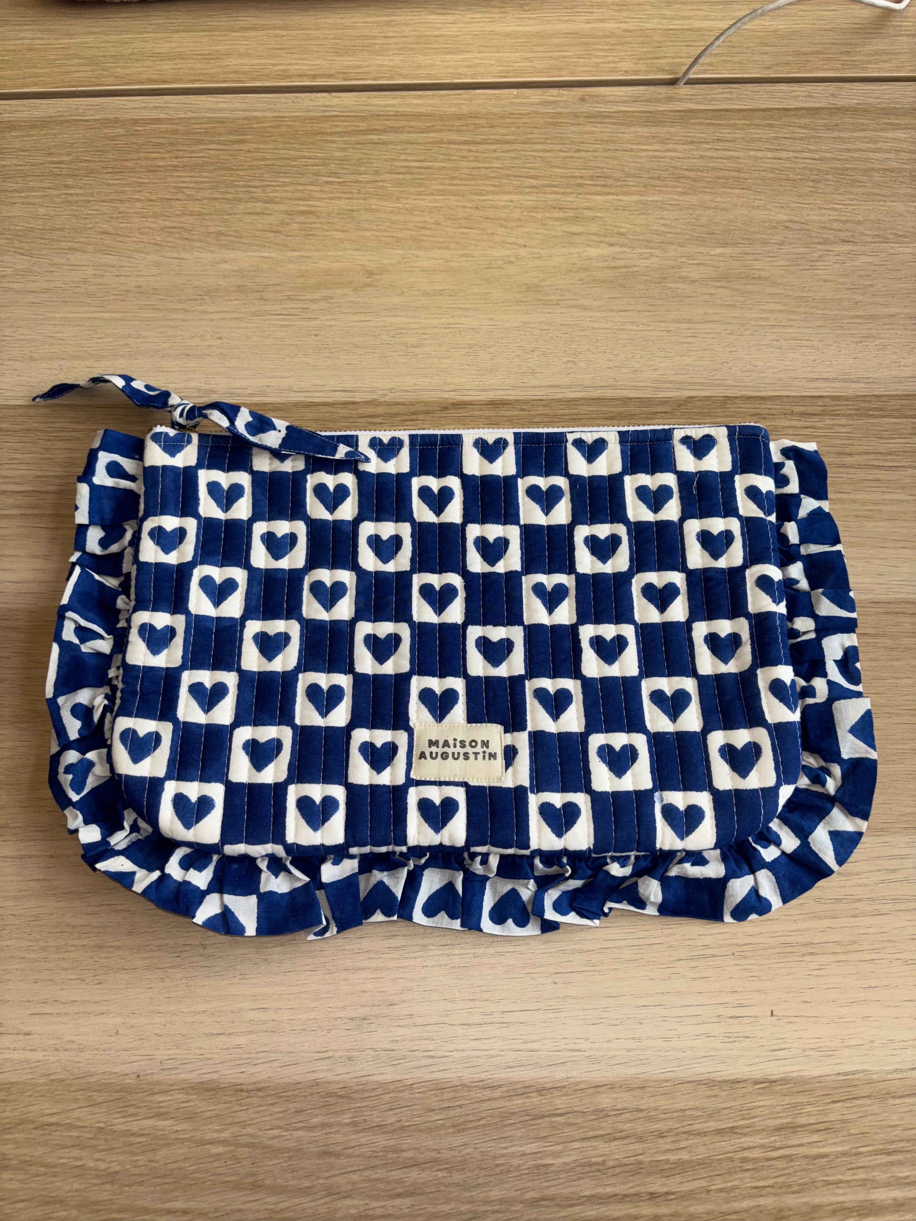 Grande Pochette Damier Bleu