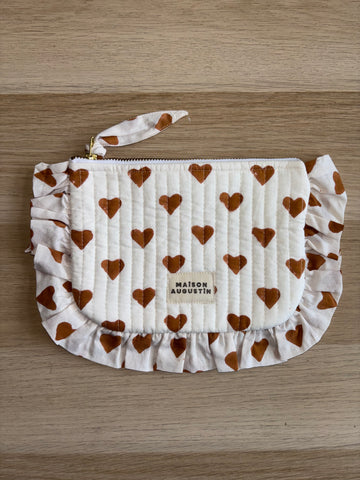 Petite Pochette Love Cannelle