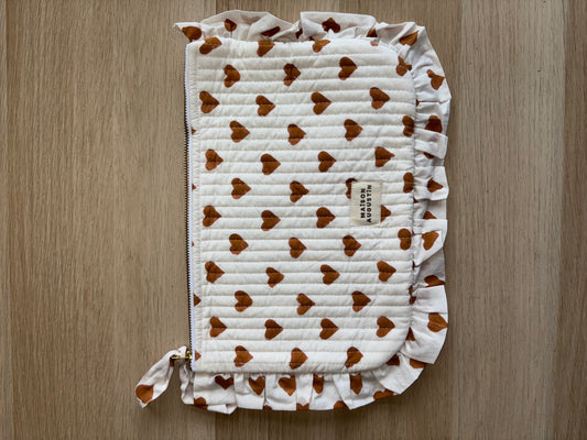 Grande Pochette Love Cannelle