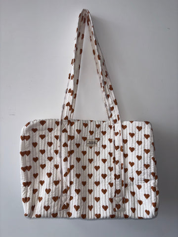 Sac Week end Love Cannelle