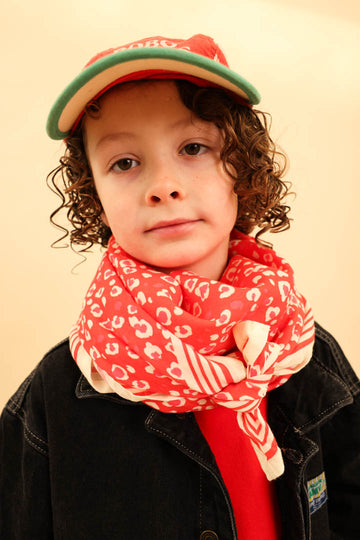 Foulard Adulte Graou Cerise