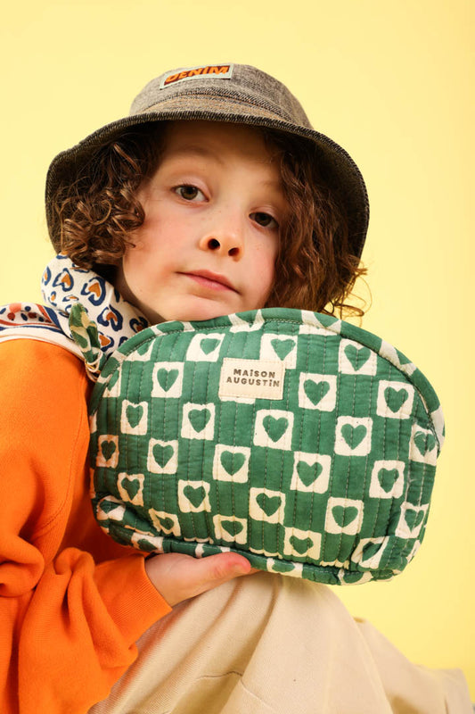 Trousse Make up Coeur Sapin