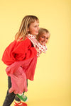 Duo Foulard Matchy Matchy 1 grand et 1 petit Love cherry