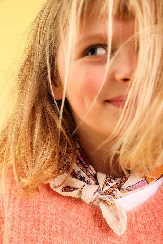 Foulard Bébé Enfant Pomelo lilas