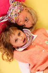 Duo Foulard Matchy Matchy 1 grand et 1 petit Floral lilas