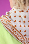 Foulard Adulte Love Cannelle 100 cm