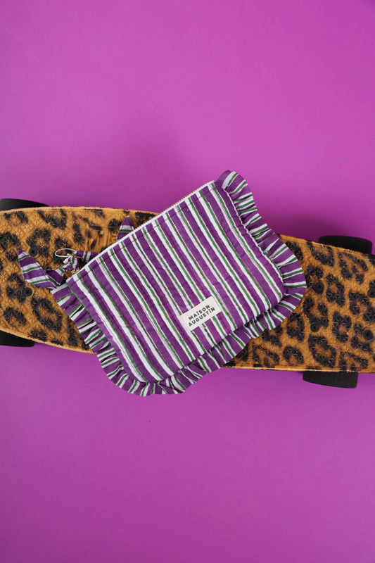 Petite Pochette Stripe Purple