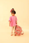 Sac Week end Floral rose