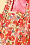 Sac Week end Floral rose