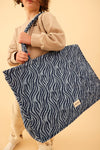 Cabas Zebre Indigo