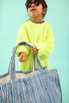 Cabas Stripe  Bleu