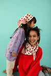 Duo Foulard Matchy Matchy 1 grand et 1 petit Love cherry