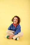 Foulard Bébé Enfant Coeur Rubis 50 cm