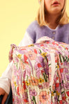 Sac Week end Floral lilas