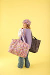 Sac Week end Floral lilas