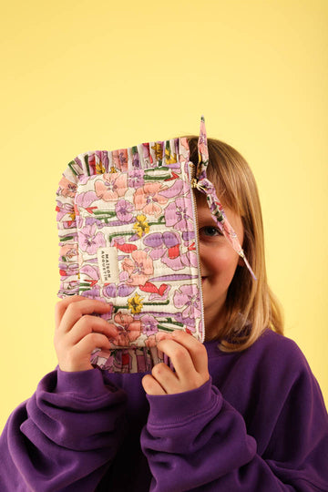 Petite Pochette Floral lilas