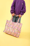 Cabas Floral lilas