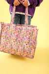 Cabas Floral lilas