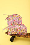 Trousse de toilette Floral lilas