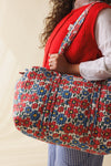 Sac week end Flower corail