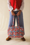 Sac week end Flower corail