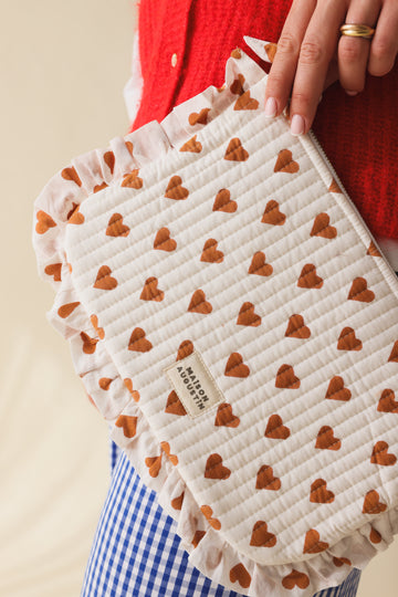 Grande Pochette Love Cannelle