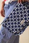 Grande Pochette Damier Bleu
