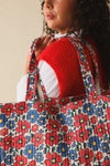 Cabas Flower corail