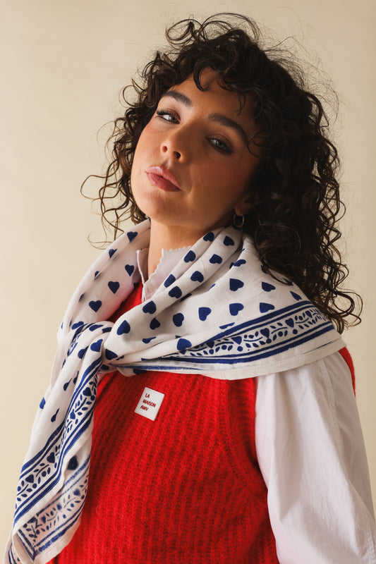 Foulard Adulte Love Lapis 100cm